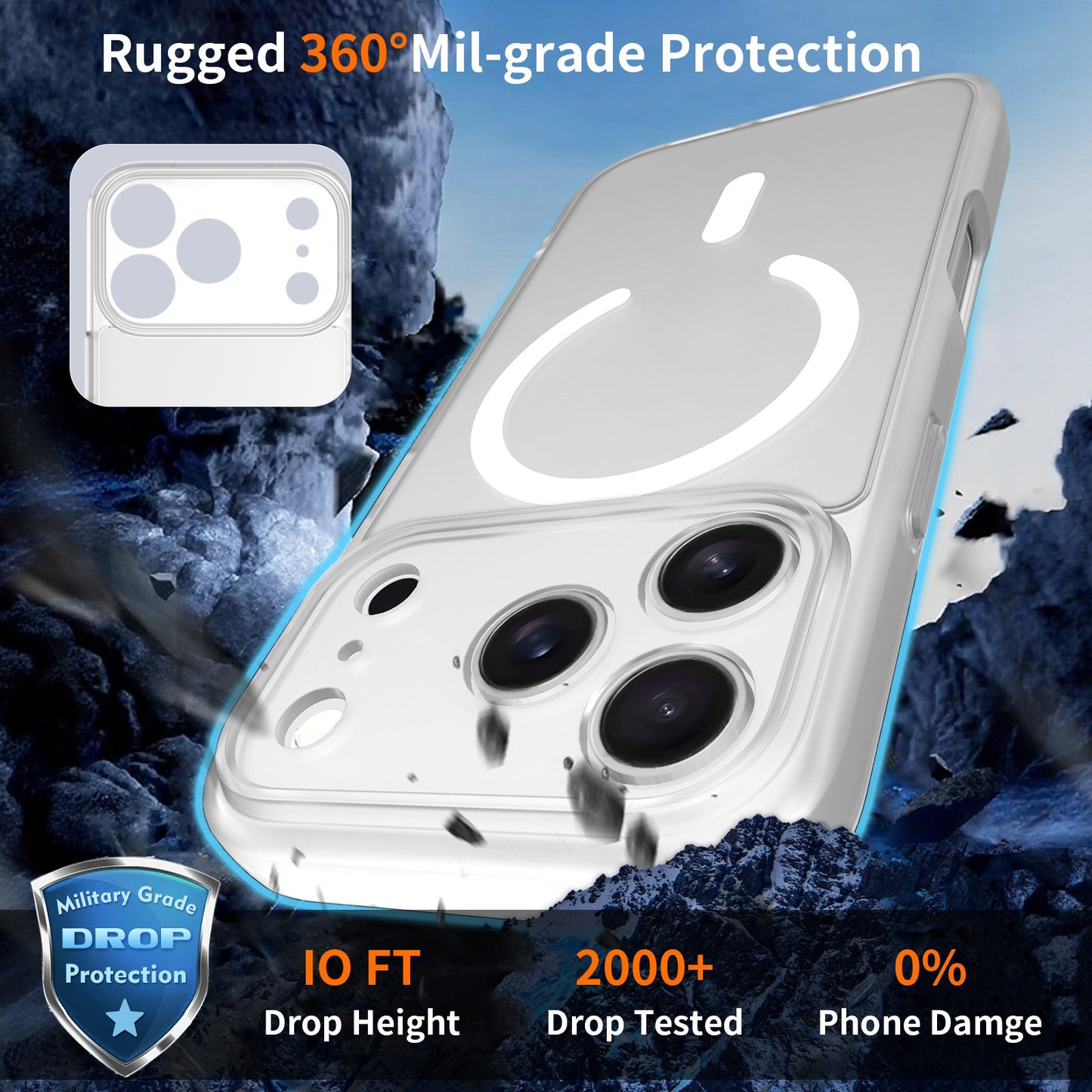 iPhone 17 Pro Case, Anti-Scratch & Drop Resistant