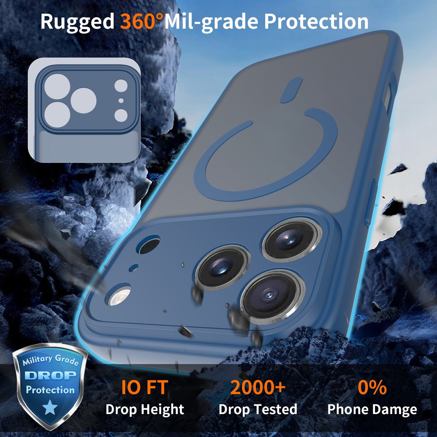 iPhone 17 Pro Max Case, Anti-Scratch & Drop Resistant