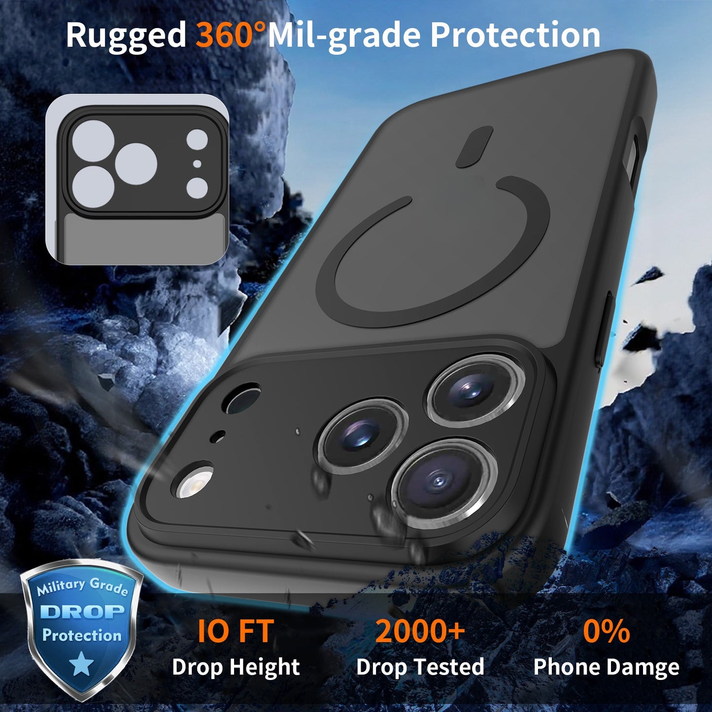 iPhone 17 Pro Max Case, Anti-Scratch & Drop Resistant