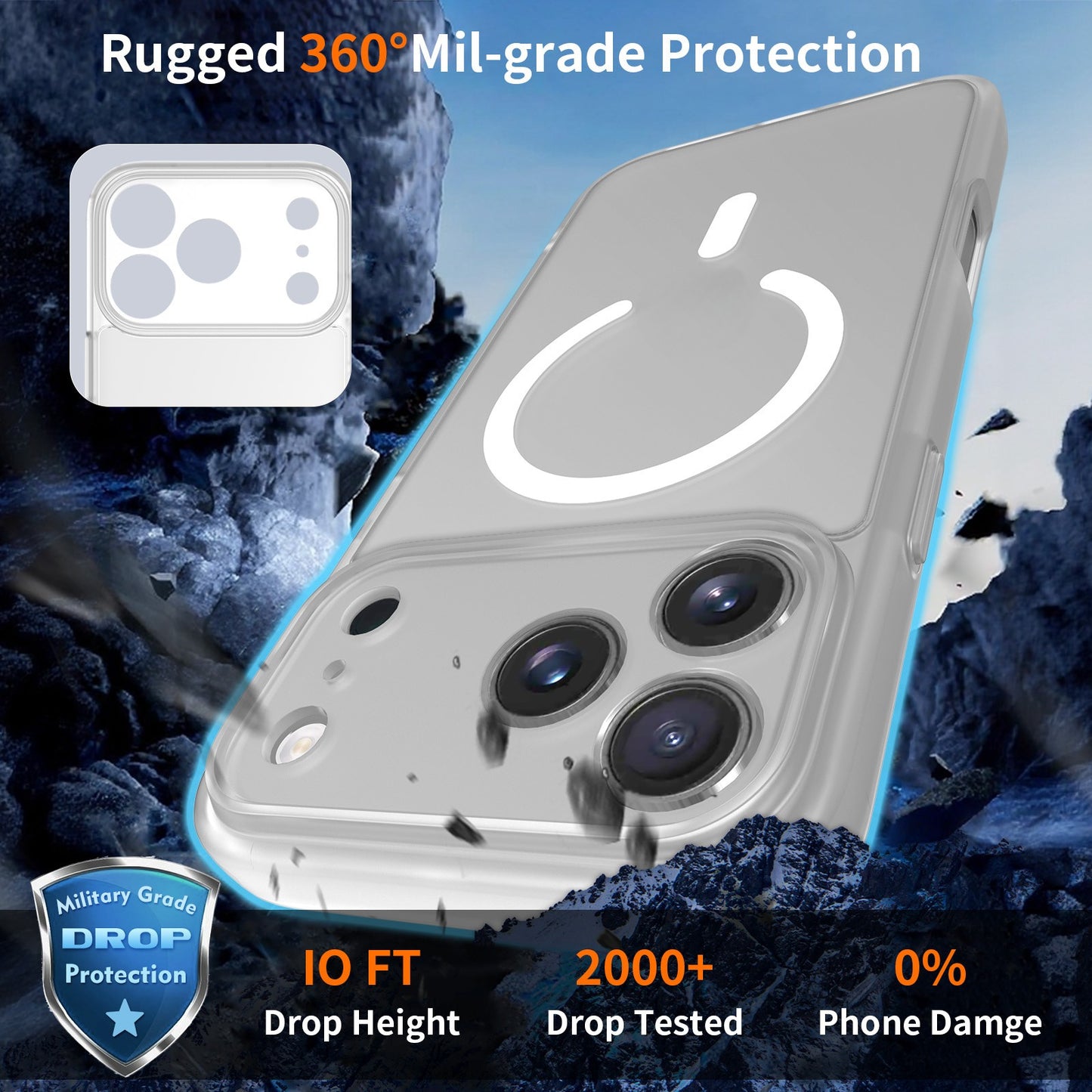 iPhone 17 Pro Max Case, Anti-Scratch & Drop Resistant