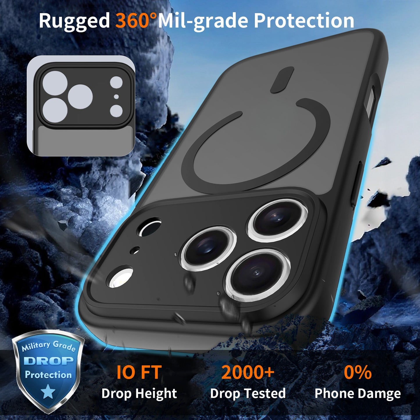iPhone 17 Pro Case, Anti-Scratch & Drop Resistant