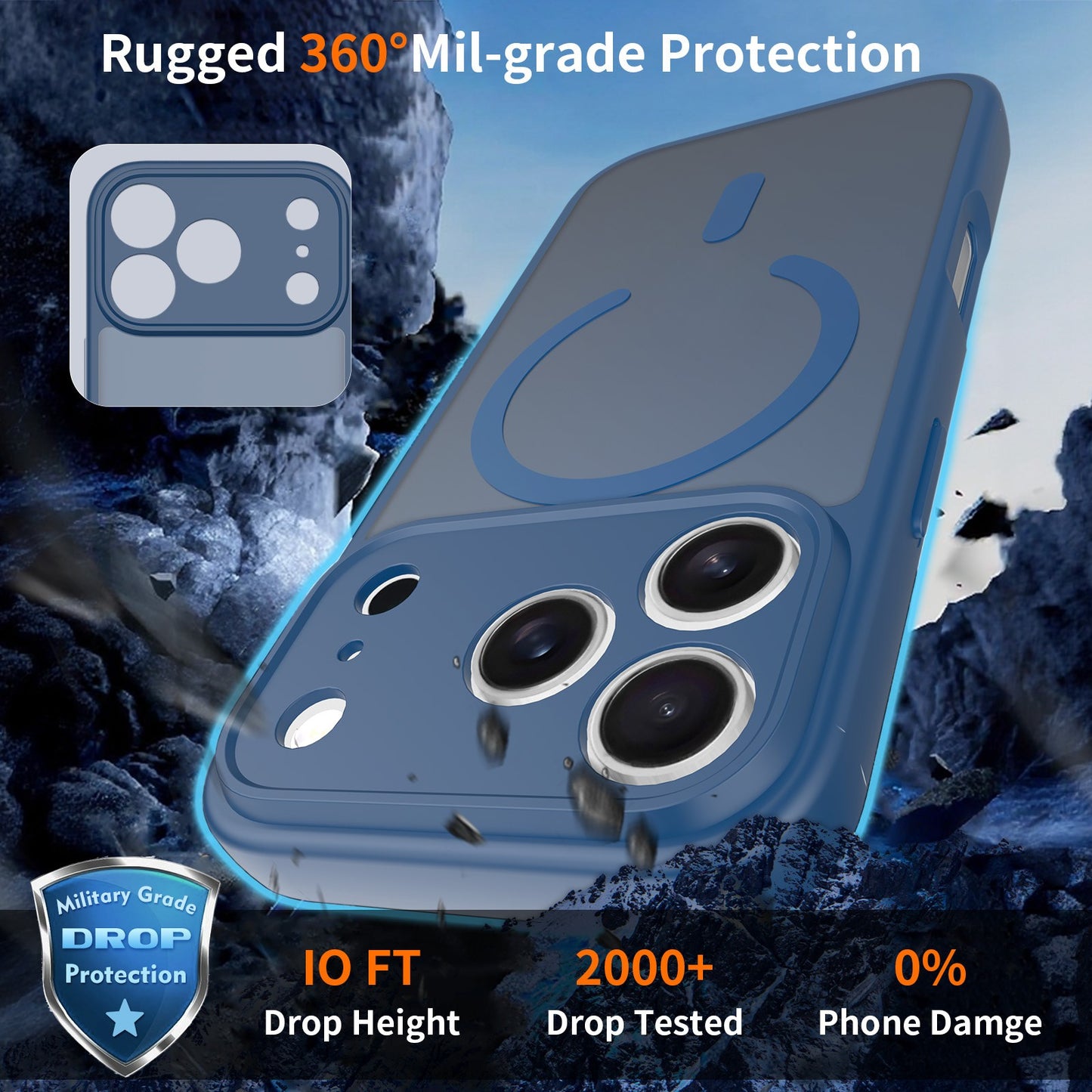 iPhone 17 Pro Case, Anti-Scratch & Drop Resistant