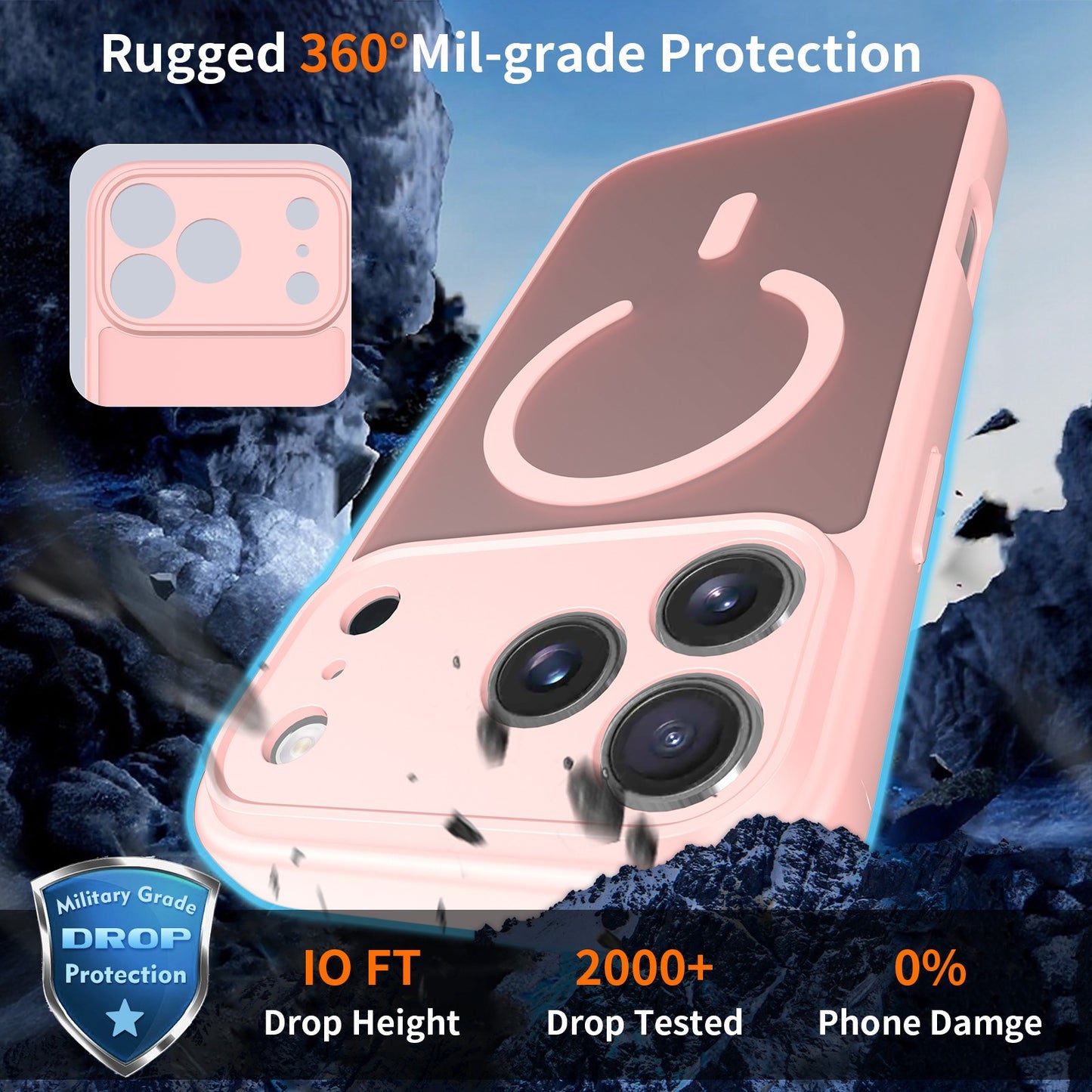 iPhone 17 Pro Max Case, Anti-Scratch & Drop Resistant